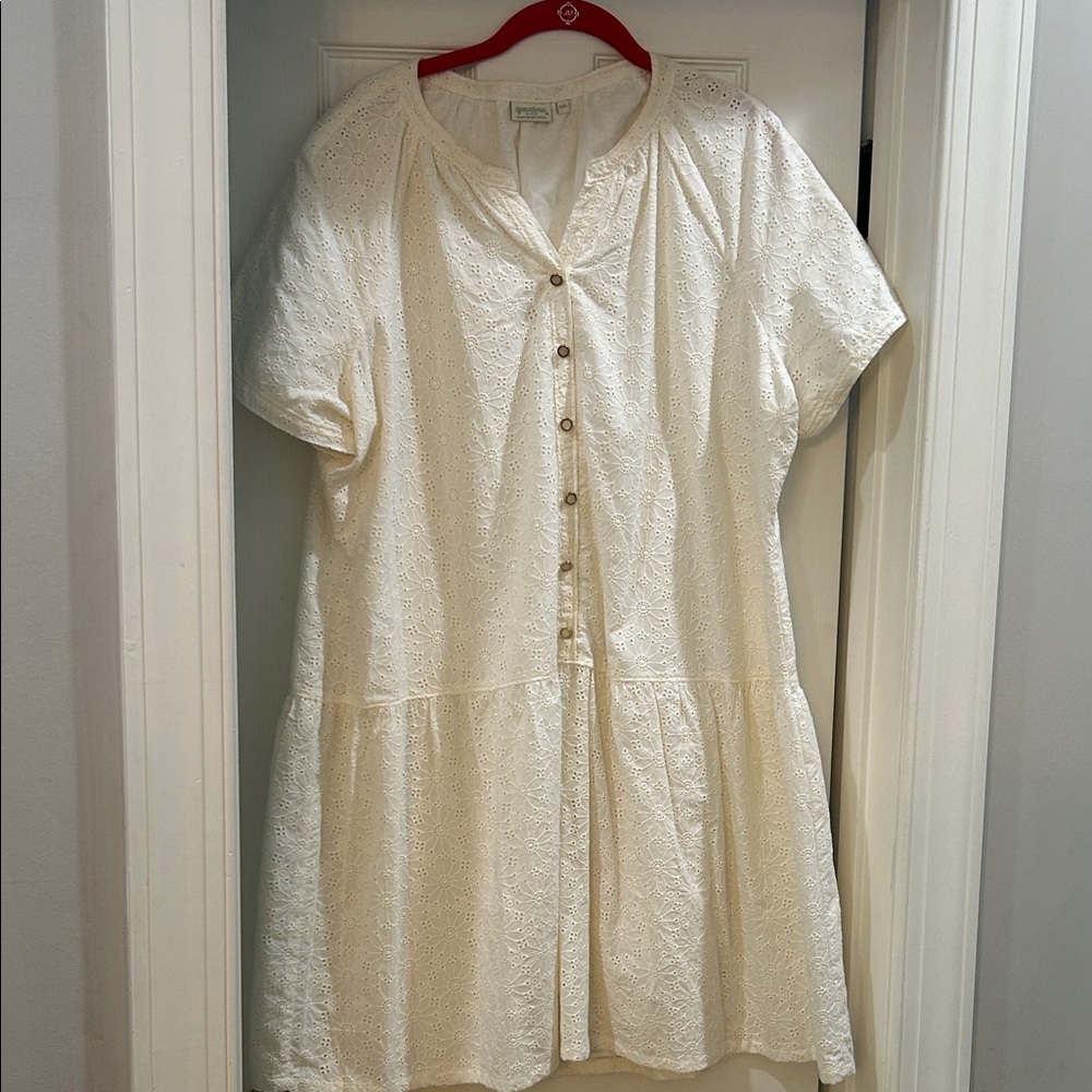 Spartina 449 Cream Midi Dress